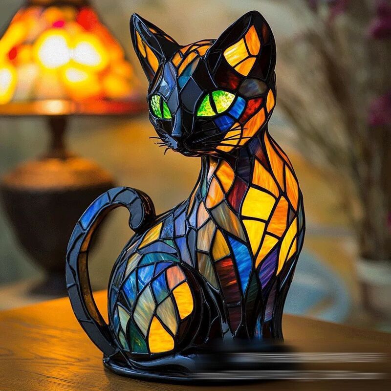 Cross-Border Dog and Cat Magical Animal Resin Colored Lights USB Plug Led Light Animal Home Decoration Craft Ornament Cross-Border Dog and Cat Magical Animal Resin Colored Lights USB Plug Led Light Animal Home Decoration Craft Ornament