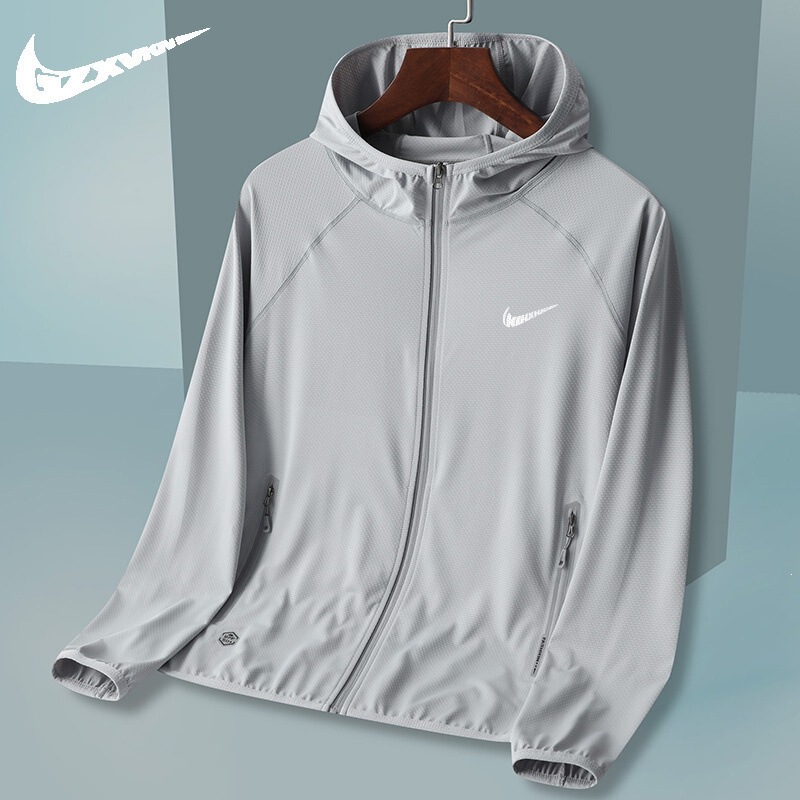 Sun Protection Clothing for Men 2026 Summer New Style Ice Silk Ultra-Thin Breathable Anti-Uv Clothing for Men Casual Loose Fashion Jacket