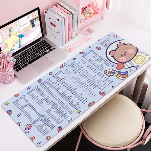 Office shortcut keys collection mouse pad extra large computer notebook girls study large keyboard pad desk pad