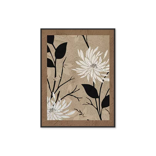 Medieval-style living room decoration painting, niche art abstract sofa background wall painting, French retro-style desk display painting