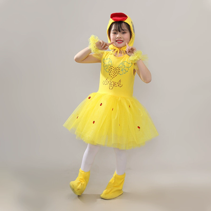 Детский костюм (B.Duck) дизайн утка и цыпленок, шляпа/ободок, размеры 110–160 см