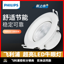 飞利浦天花灯led射灯嵌入式小山丘牛眼灯家用无主灯照明氛围灯具