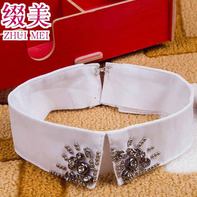 春季秋冬假领子女百搭假领韩国衬衫假衣领娃娃领衬衣棉棉布装饰领