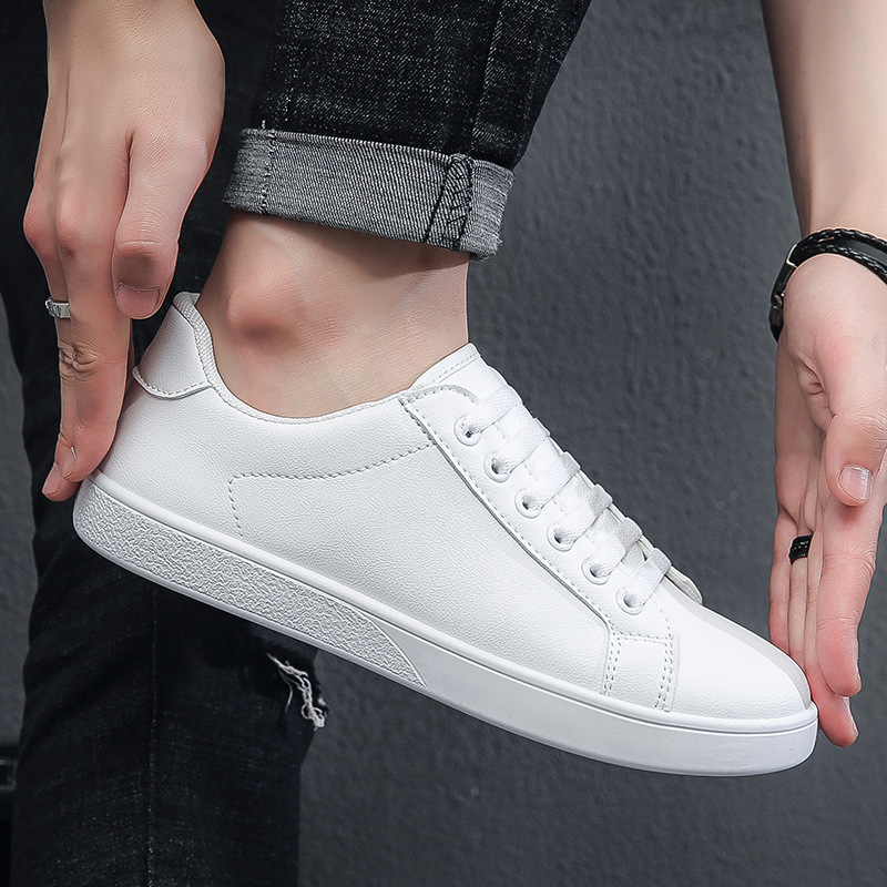 Manufacturer's Long-Term Stock G02 Four-Season Trbottomyy Breathable White Shoes Versatile Casual Sneakers Men's Flats Driving Shoes