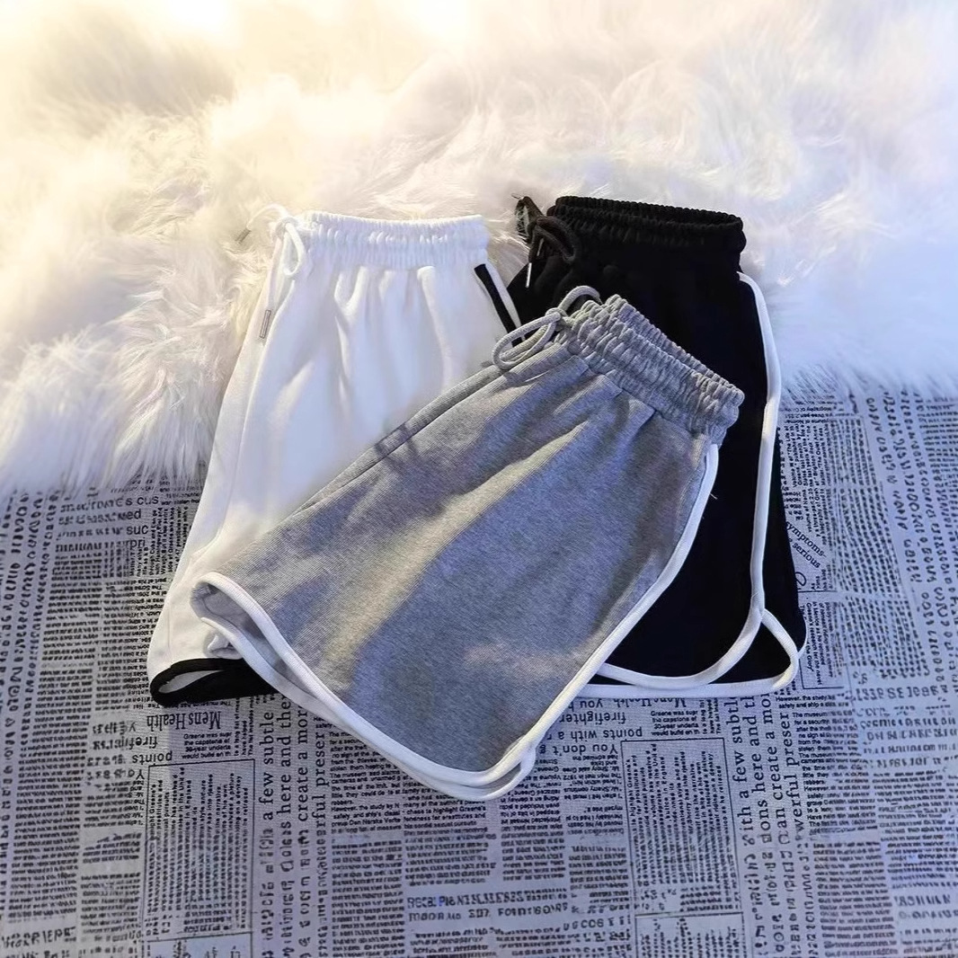 Women's Lazy Casual Stitching Yoga Three-point Short Pants Small Outdoor Quick-drying Sports Running Fitness Shorts