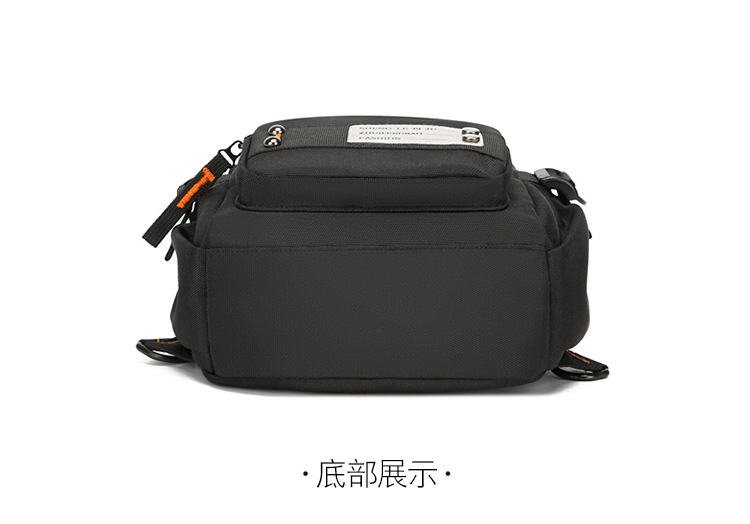 Amazon cross-border men's chest bag, outdoor single-shoulder travel crossbody bag wholesale, multi-functional dual-purpose commuting backpack undefined