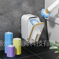 家庭用トイレ洗浄ブラシセット便器ブラシ壁掛け式穴なし使い捨て便器ブラシ