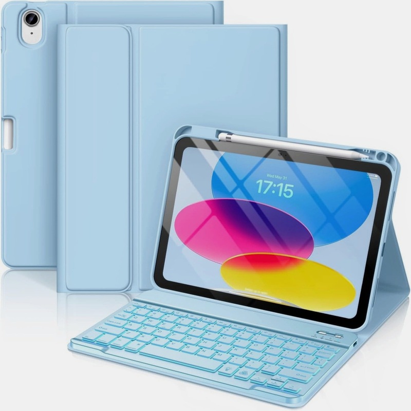 适用 iPad110.9代平板电脑保护壳air可拆卸发光蓝牙键盘pro皮套|undefined