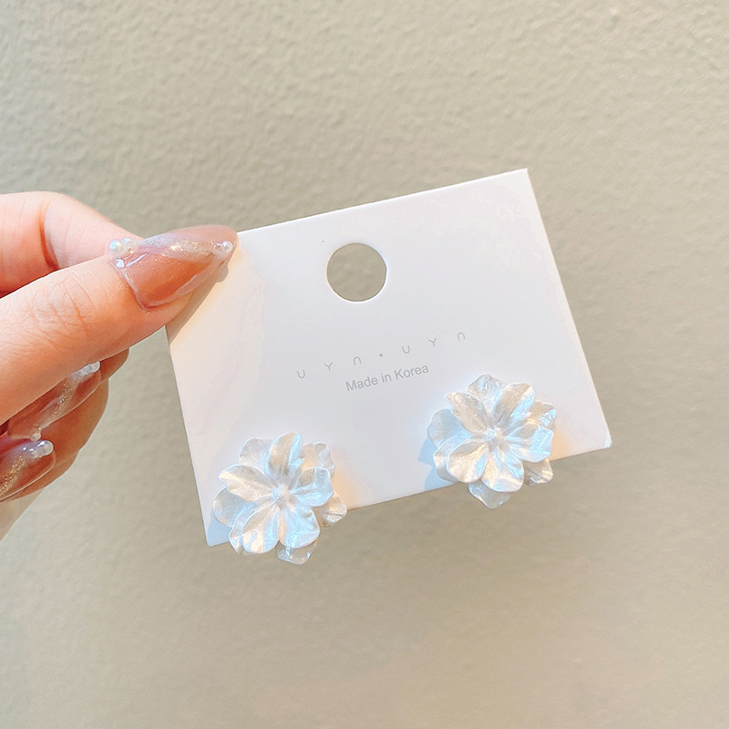 Pendientes de moda coreana de nicho, temperamento versátil, para ventas en vivo de celebridades de internet