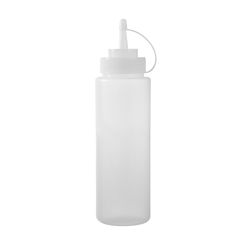 Botella de salsa de extrusión de un solo orificio 550ml