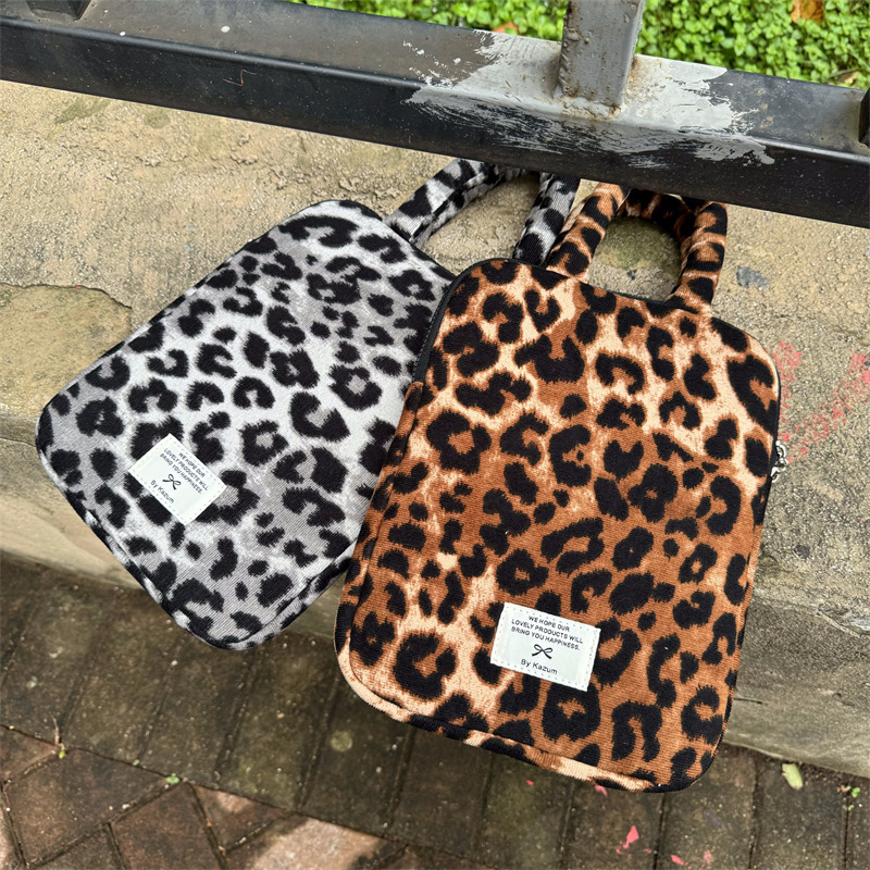South Korea fashion leopard print laptop bag briefcase notebook liner bag 13 inch 14 inch 15 inch storage bag