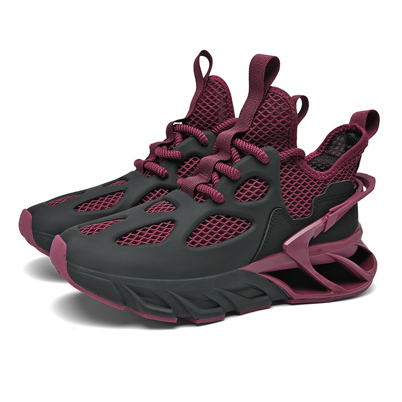 Zapatos de cuchilla para hombres casuales primavera y verano de 2026 nuevos zapatos de coco para correr al aire libre zapatos deportivos de moda