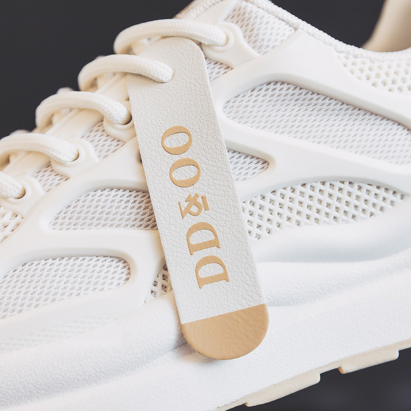 Dámske športové biele topánky ddoo Forrest Gump Daddy Shoes, nové jarné a jesenné topánky z roku 2024_voghion.com