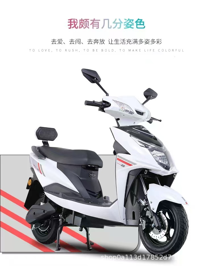 Cross-Border War God Electric Vehicle Electric Motorcycle Adult Men and Women Pedal Takeaway Climbing Electric Motorcycle Commuting Electric Vehicle Batch