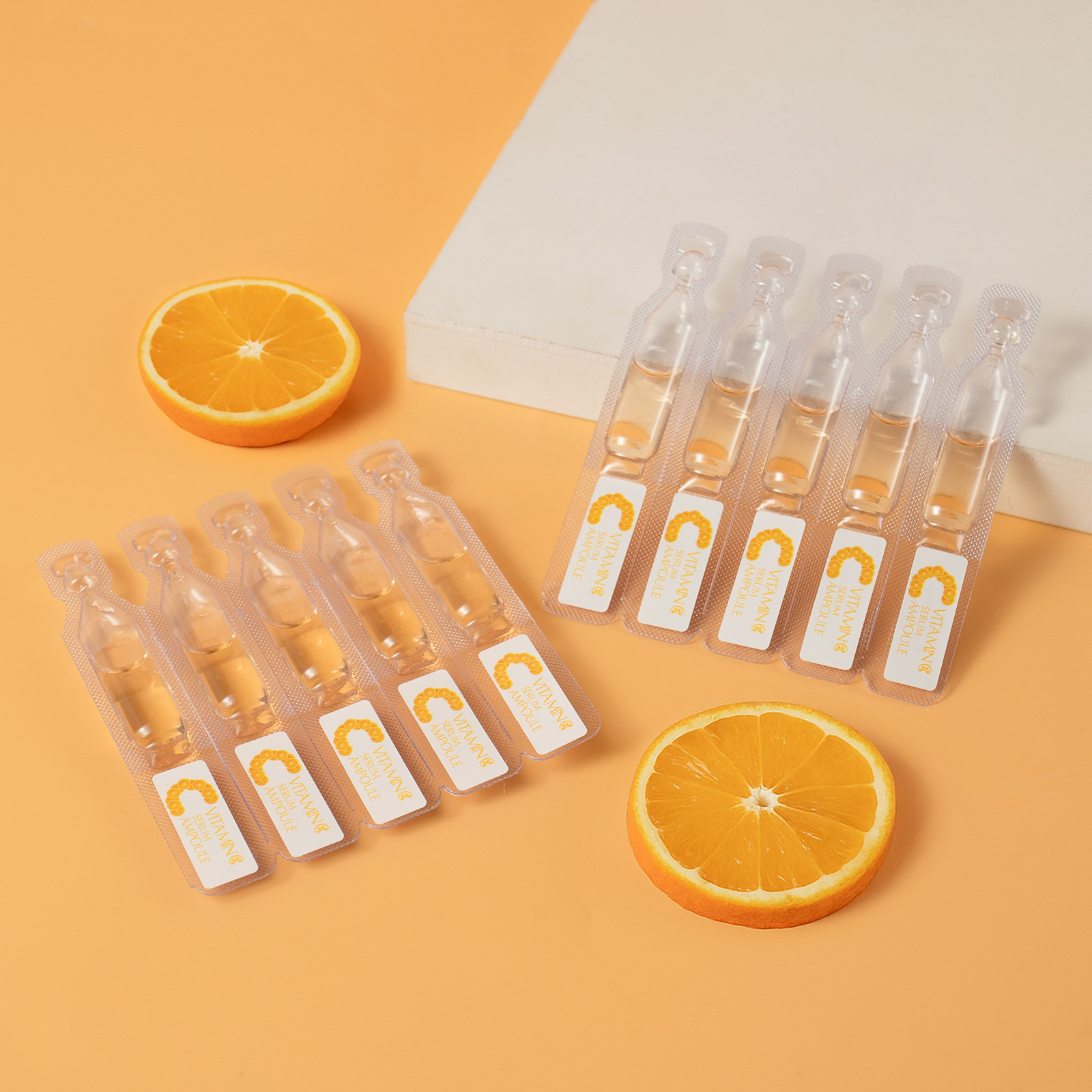 跨境新品莱蔻维c精华安瓶2ml*10面部补水保湿精华液批发维生素c