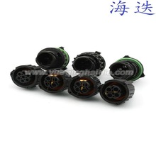 1-967325-1汽车连接器插件2P插头1-1813098-3圆形1-1813099-1