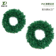 圣诞花环30/40/60cm圣诞装饰仿真花环橱窗门挂圣诞节商场场景布置