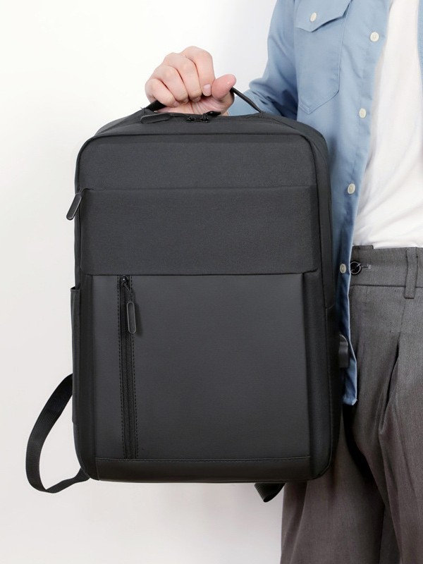 Mochila transfronteriza nueva Mochila para computadora multifuncional impermeable de negocios para hombres Mochila para adolescentes USB