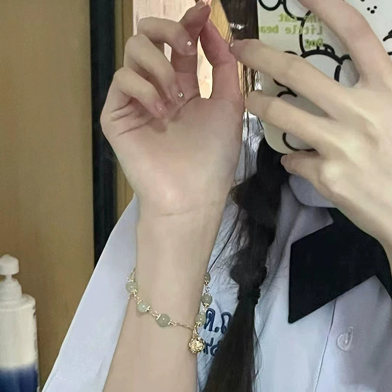 小型设计品牌小铃铛吊坠复古踝链轻奢风格生日礼物