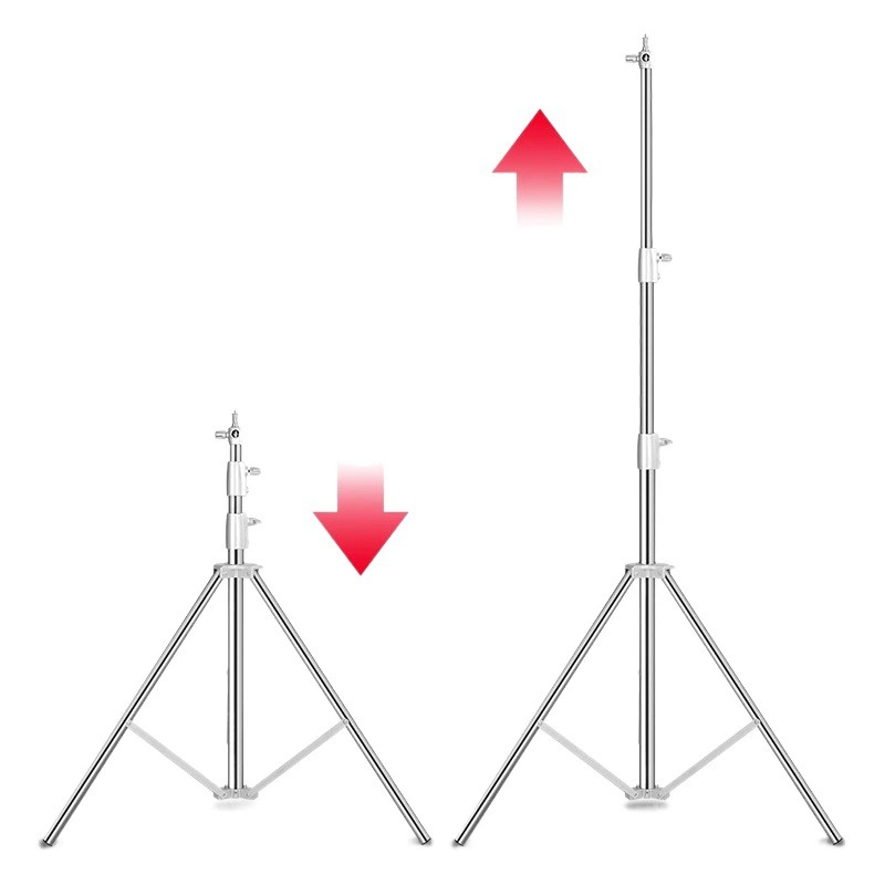 2.8m Заполняющий свет, штатив, подставка для вспышки, пружинная подставка для света, якорь, прямая трансляция, нержавеющая сталь, профессиональная подставка для фотосъемки