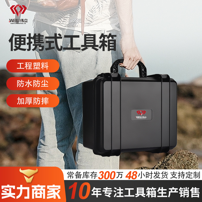 Shatterproof handheld universal electronic storage box for camping