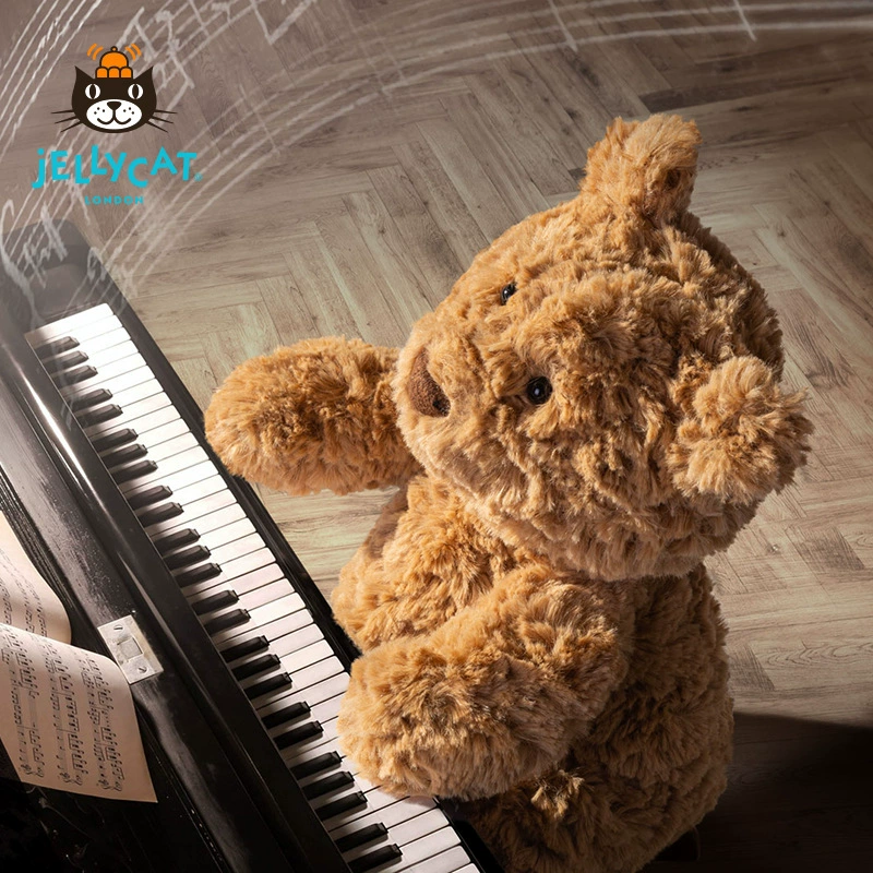 Плюшевый Barcelona Bear (Jellycat) — несколько стилей, 28–47 см, подарочная мягкая игрушка