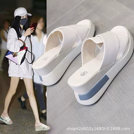 乐福鞋;厚底拖鞋;女式时装单鞋