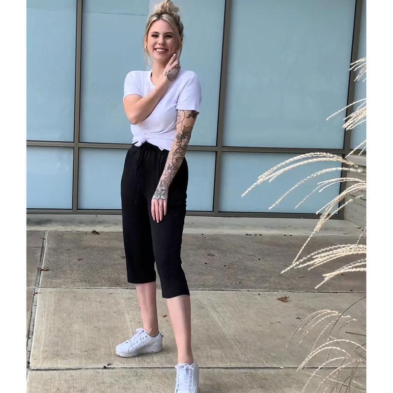 H 3902026 New Cross-Border Dropshipping Women's Autum Small Feet Capri Yoga Summer Pants