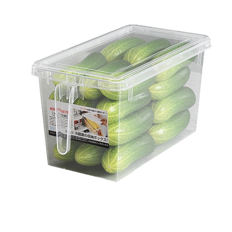 食品级冰箱收纳盒厨房家用蔬菜水果储存密封盒大容量方形保鲜盒|undefined