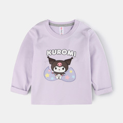 Tengyun Children's Girls' Long-Sleeve T-Shirt Wholesale 24 Spring New Korean Style Baby Cartoon Print Base Top