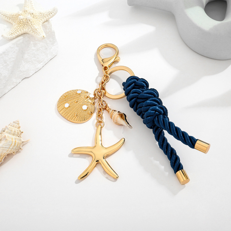 Cross-Border New Woven Rope Pendant DIY Dopamine Color-Blocking Maximalist Style Bag Pendant Fashionable Nylon Rope Accessory