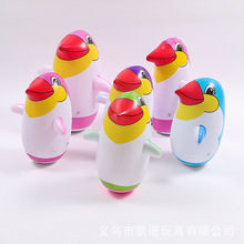 厂家直销大号充气不倒翁儿童充气玩具彩色充气企鹅不倒翁礼品地摊