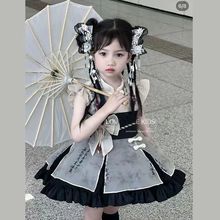 女童洛丽塔夏季新款公主儿童洋气女孩高端礼服裙子中国超仙裙子潮