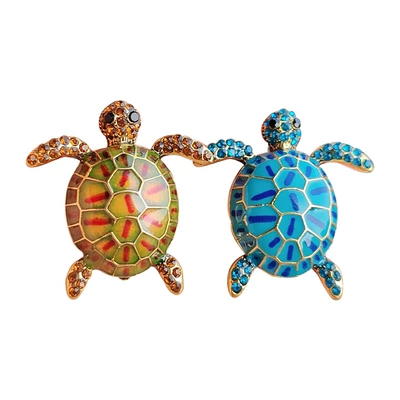 fashion turtle animal brooch: Yaxa sancaqları