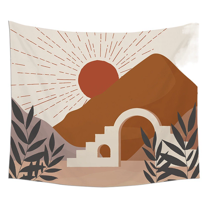 Ins Скандинавская подвесная ткань богемный гобелен фон для гостиной декоративная настенная ткань большого размера фоновая ткань для дня рождения