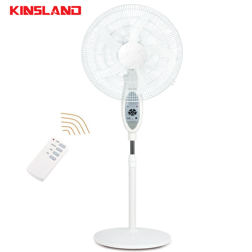 Ventas calientes de 16 pulgadas del sudeste asiático y Oriente Medio 12V5AH batería de plomo - ácido AC ventilador de carga DC con panel solar