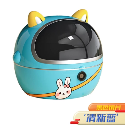 Electric car tail box – Capacity Backrest Storage Box - fresh-blue-single-tail-box-free-screw-accessories
