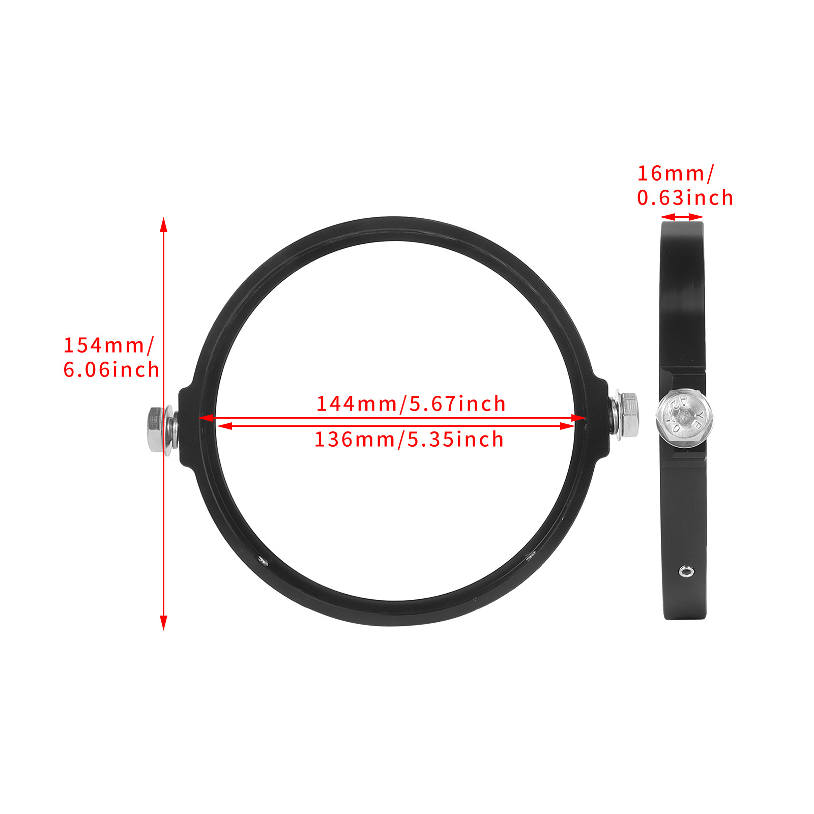 Motorcycle Led Light Wrangler Headlight Fixed Mounting Bracket Headlight Cover Headlight Ring Modification Universal Accessories Light