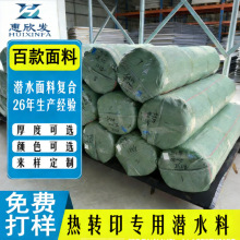 复合定制SBR潜水料贴合缓冲防水保温尼龙面料T布双面复合