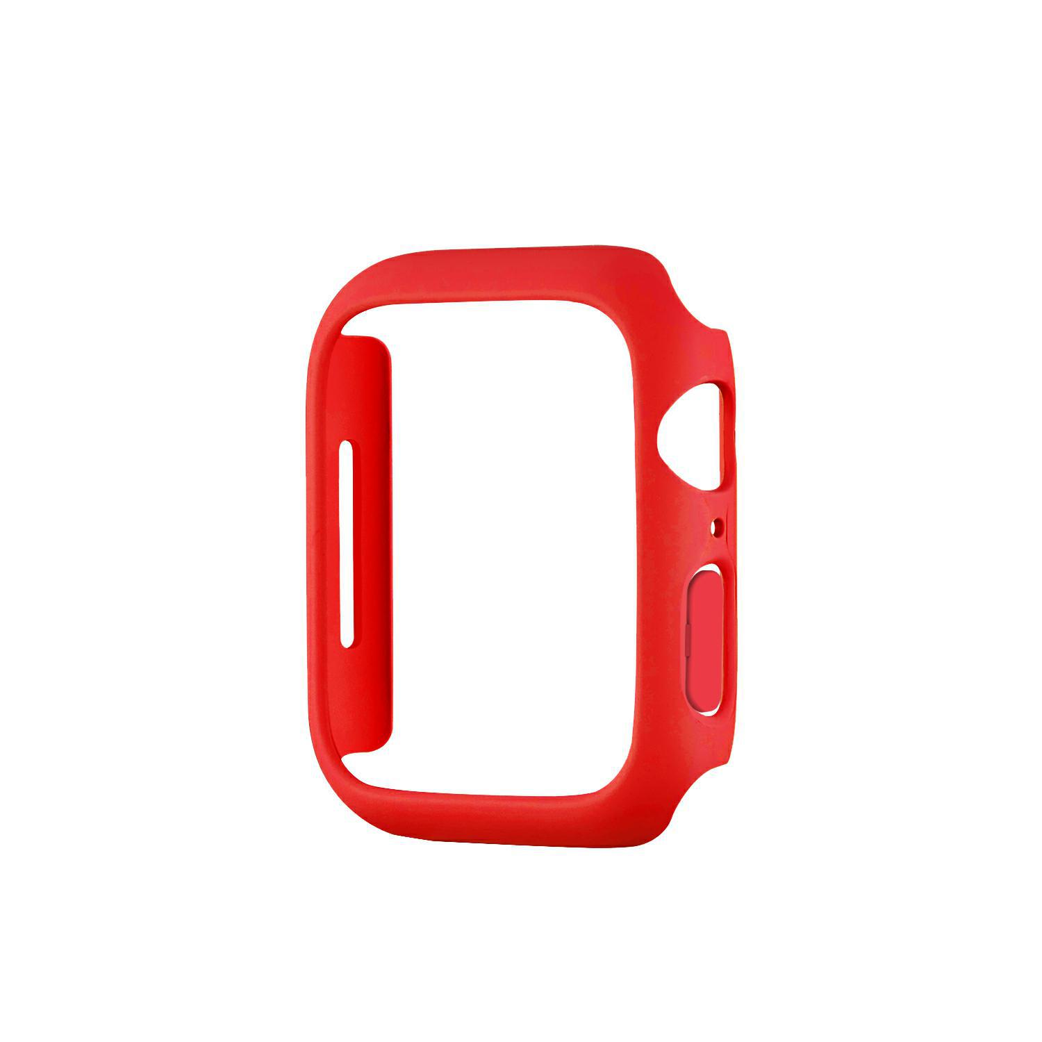 Adecuado para Apple Watch protector Shell medio paquete PC marco Apple Watch caso hueco iwatch cubierta protectora al por mayor