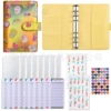 Cartoon yellow (12 budget cards + 8 zipper bags + 2 word stickers)