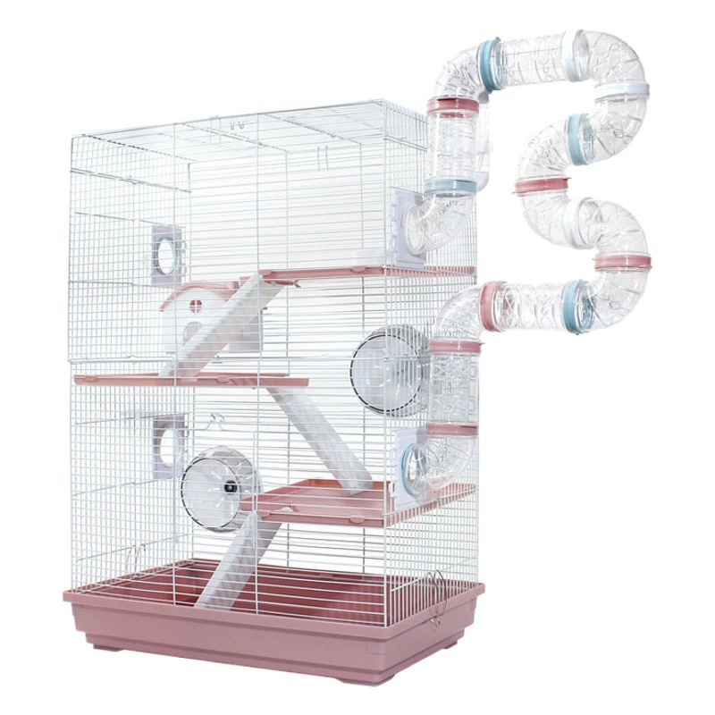 Dayang Hamster Honey Bag Shrew Squirrel Cage Heighter 47 Базовая посылка Полный набор ландшафтного прозрачного акрилового туннеля