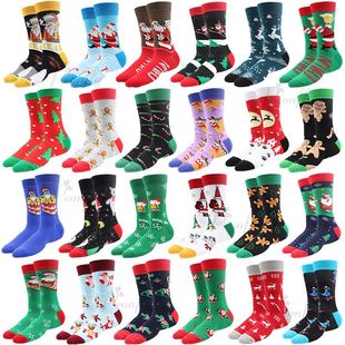 Christmas Socks Peonfly New Colorful Cotton Happy Men's