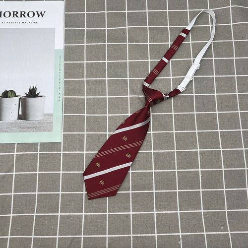 Kindergarten children and students lazy tie-free ins girls super short mini shirt uniform accessories