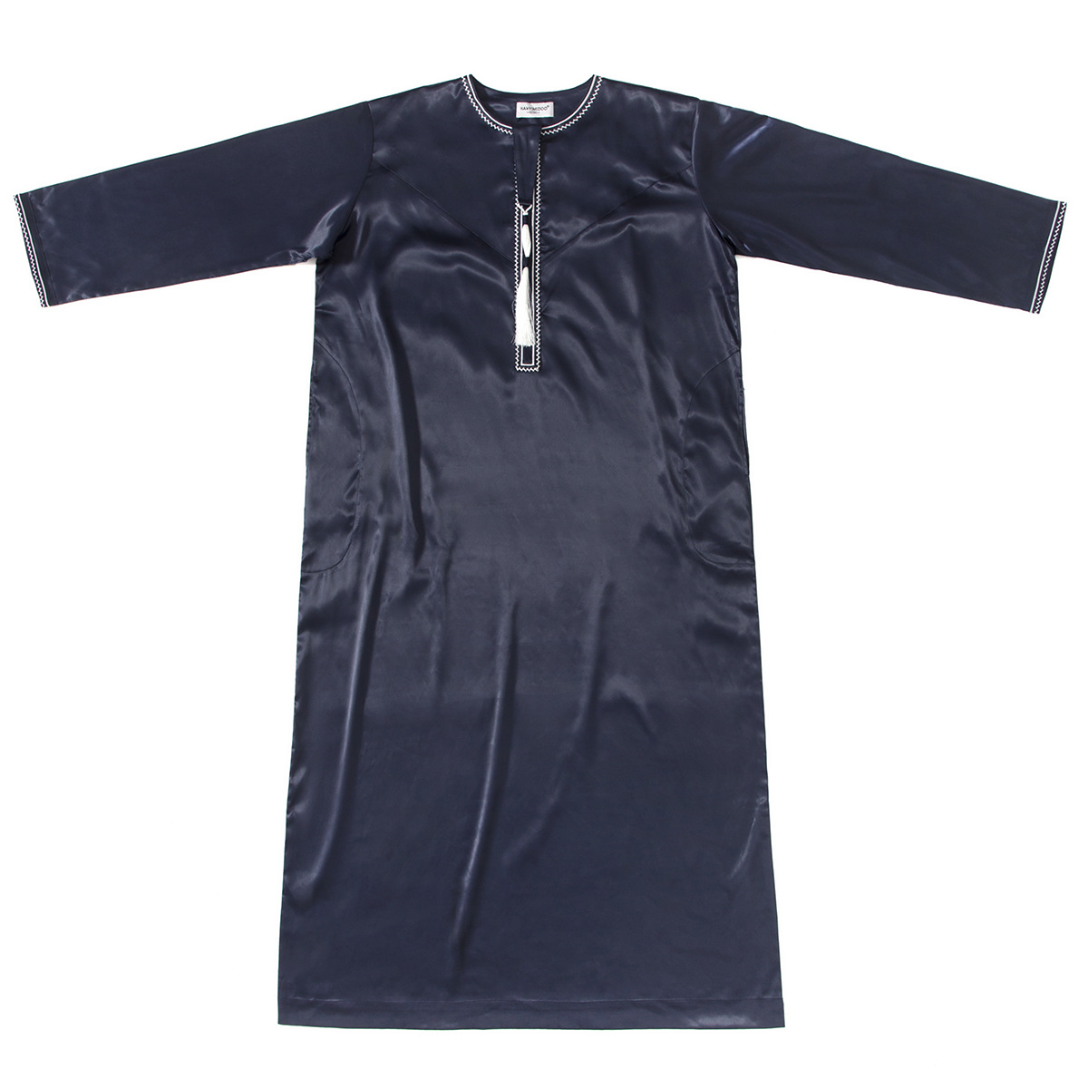 Pánské oblečení, pánská abája z Blízkého východu, jednoduchý muslimský kaftan_voghion.com