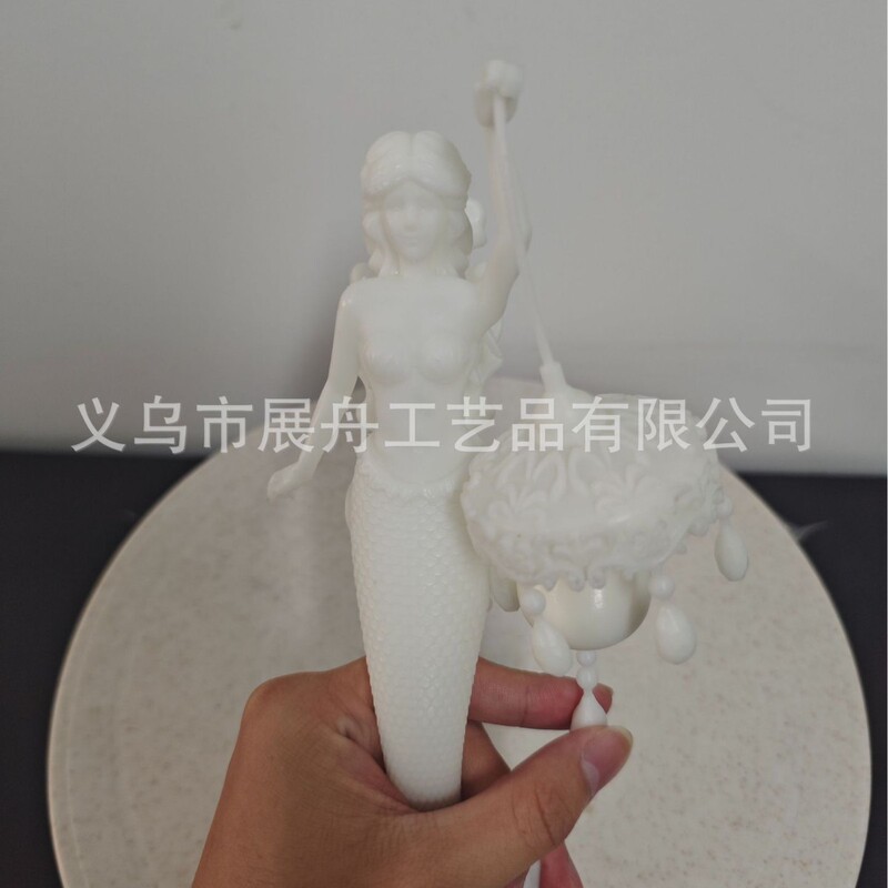 跨境新品Mermaid Wall Lamp创意航海波希米亚海洋美人鱼艺术|undefined