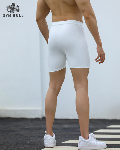 GYM trendy brand endorphin series fitness tights men's shorts compression elastic sports running pants