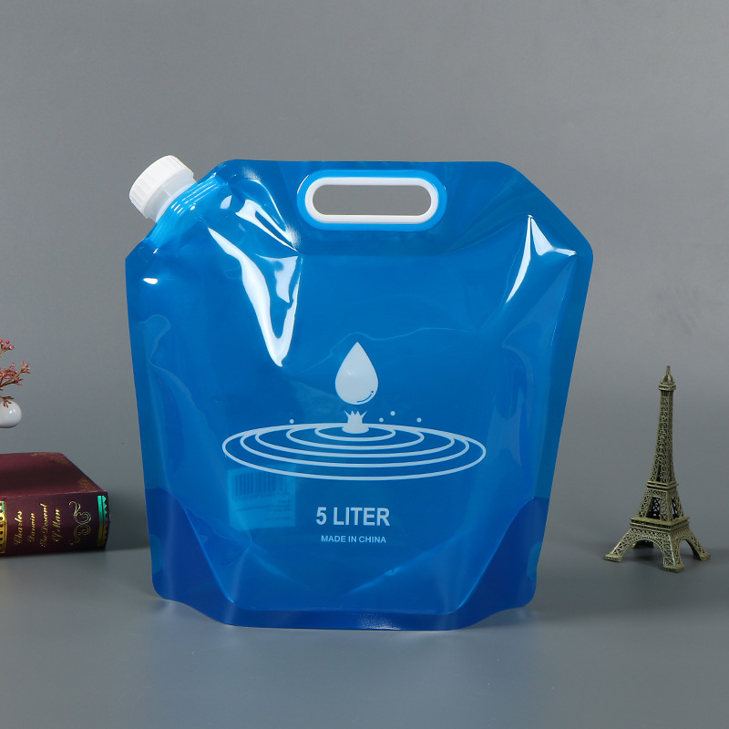 大容量吸嘴包装袋手提便捷散装暑假啤酒透明水袋折叠旅游登山野营