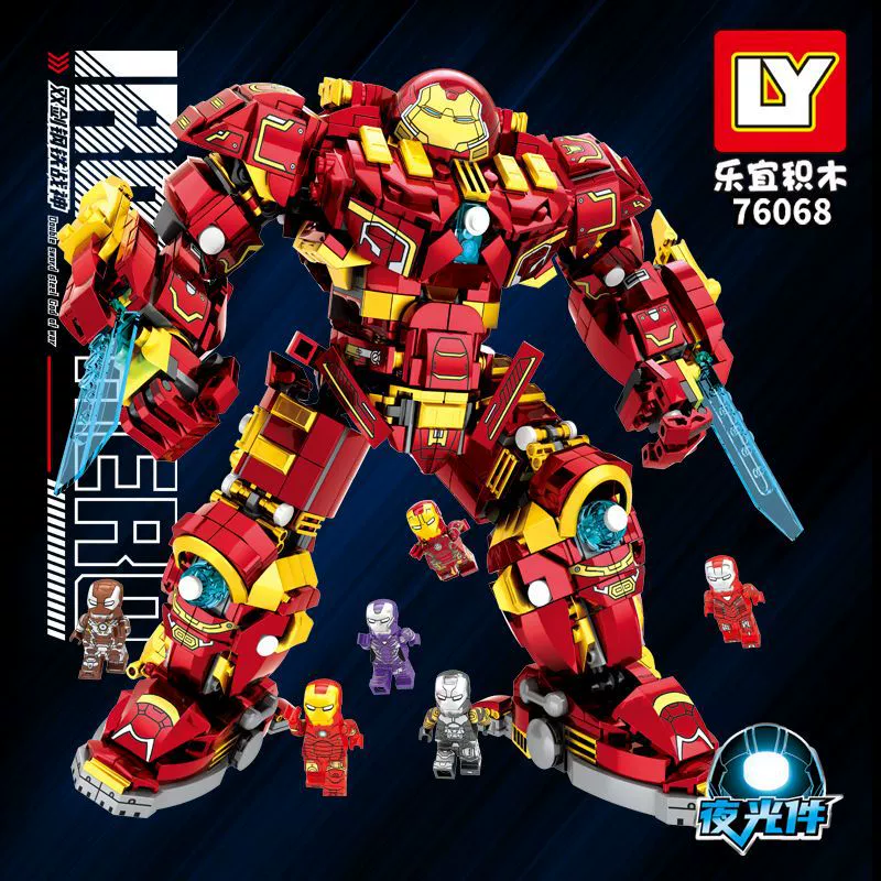 Lego, constructor, toy for boys, robot, Iron Man, Birthday gift