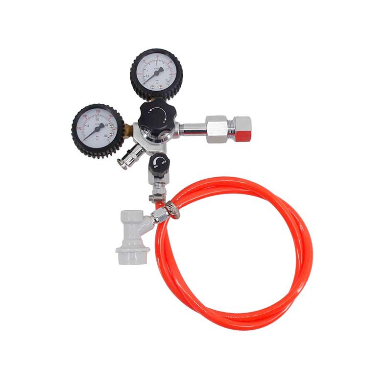 精酿啤酒二氧化碳钢瓶减压表keg桶CO2减压阀气瓶压力调节套件